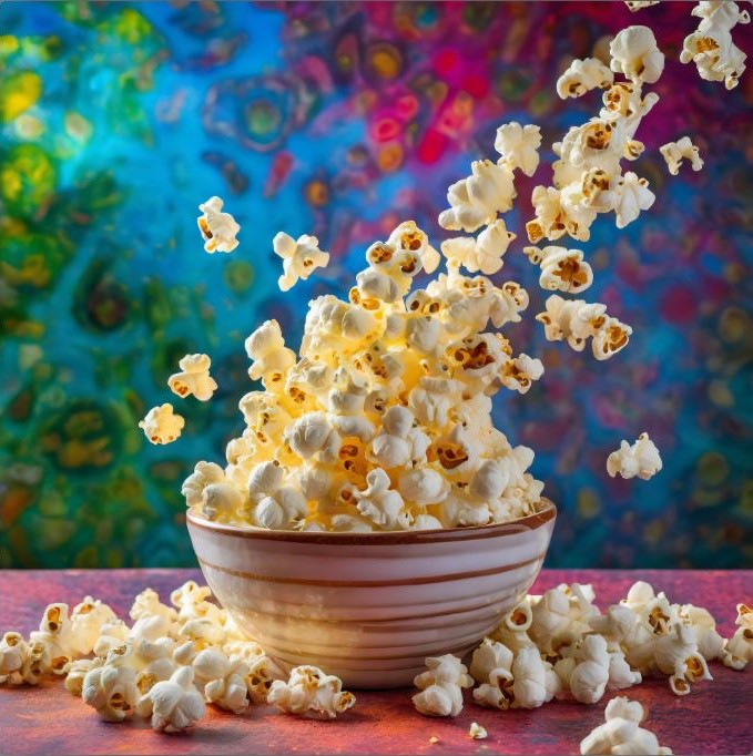 Fredagsmys med popcorn